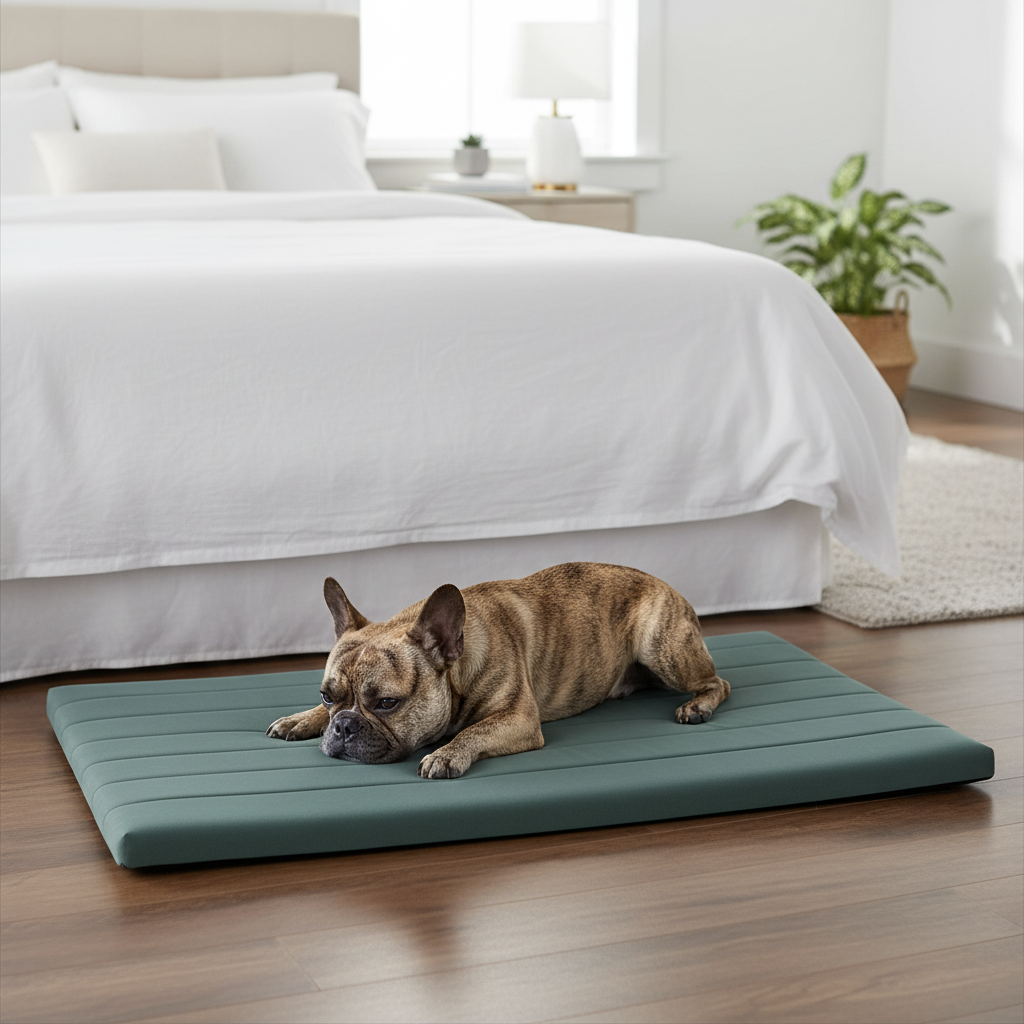 Nuzzlenest Orthopedic Dog Crate Pad - Waterproof Foam Liner