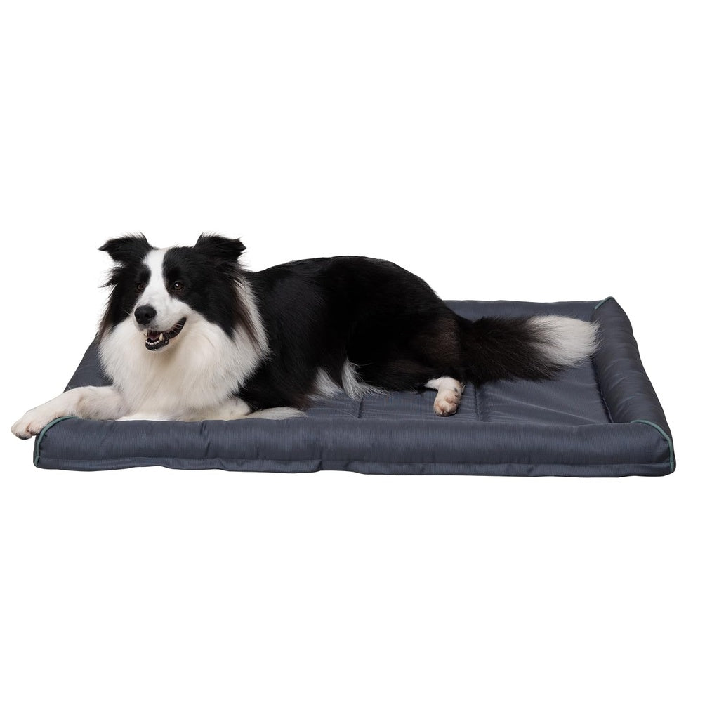 Nuzzlenest Oxford Waterproof Dog Crate Bed — Wipe-Clean, Bolstered